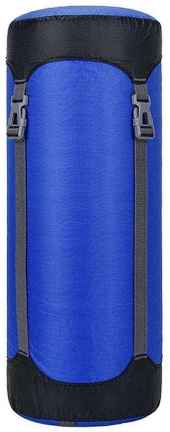 Zak di compressione - 25L sacco a pelo Zak di compressione - Sacchetto impermeabile per esterno - Sacchetto di stoffa con cordoncino - Ideale per escursioni, campeggio e trekking - 26x26x63cm