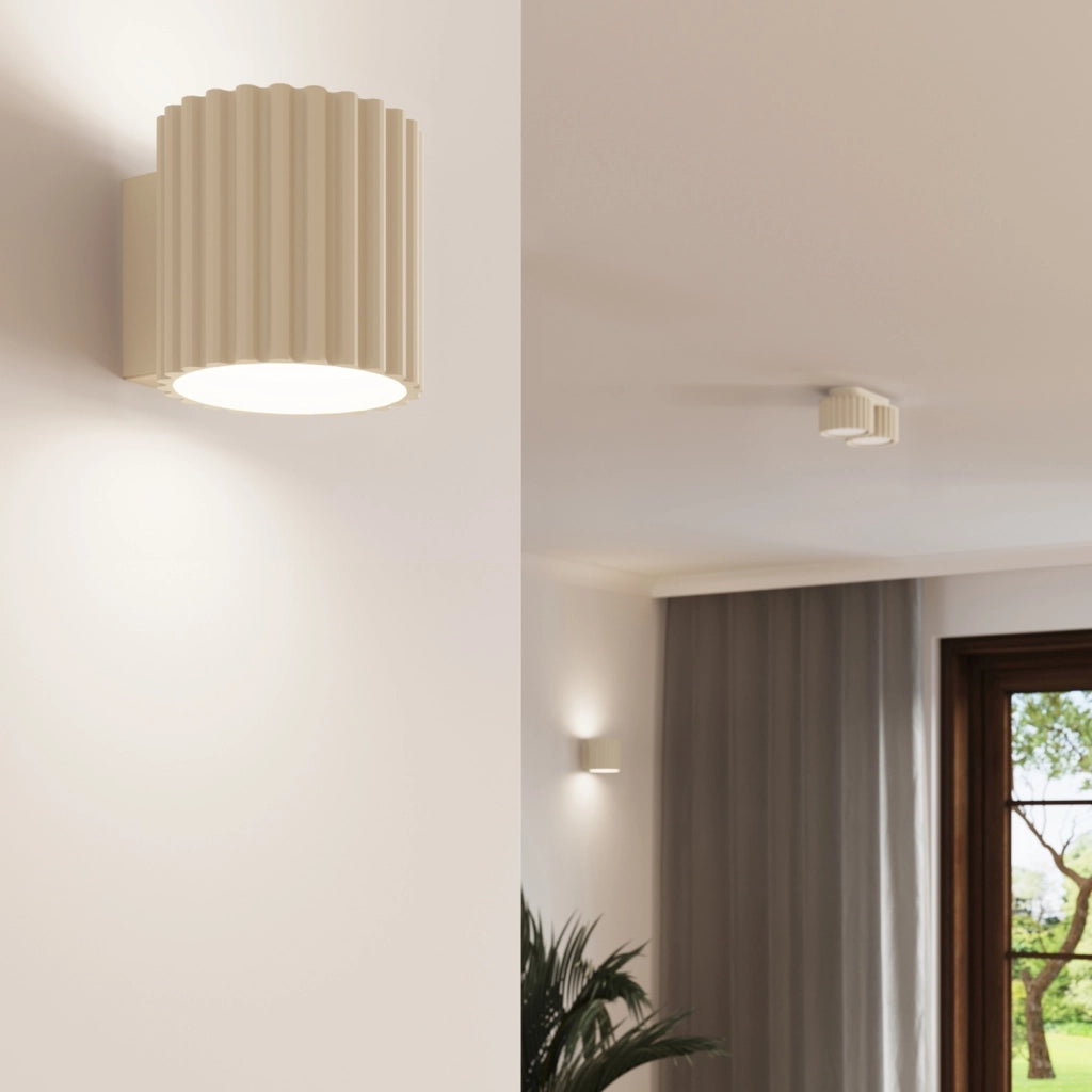 Lampada da soffitto AURA 1 beige Gx53