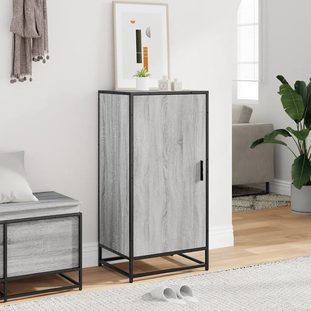 Scarpiera Grigio Sonoma 48x38x97,5 cm in Legno Multistrato 849202