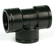 RACCORDO FILETTATO A T FEMMINA PER TUBO IN POLIETILENE mis. 1x1x1 25.00 pz