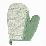 Trade Shop - Guanto Doccia Bagno Esfoliante Per La Cura Pulizia Pelle Corpo 21cm Verde 79662 -