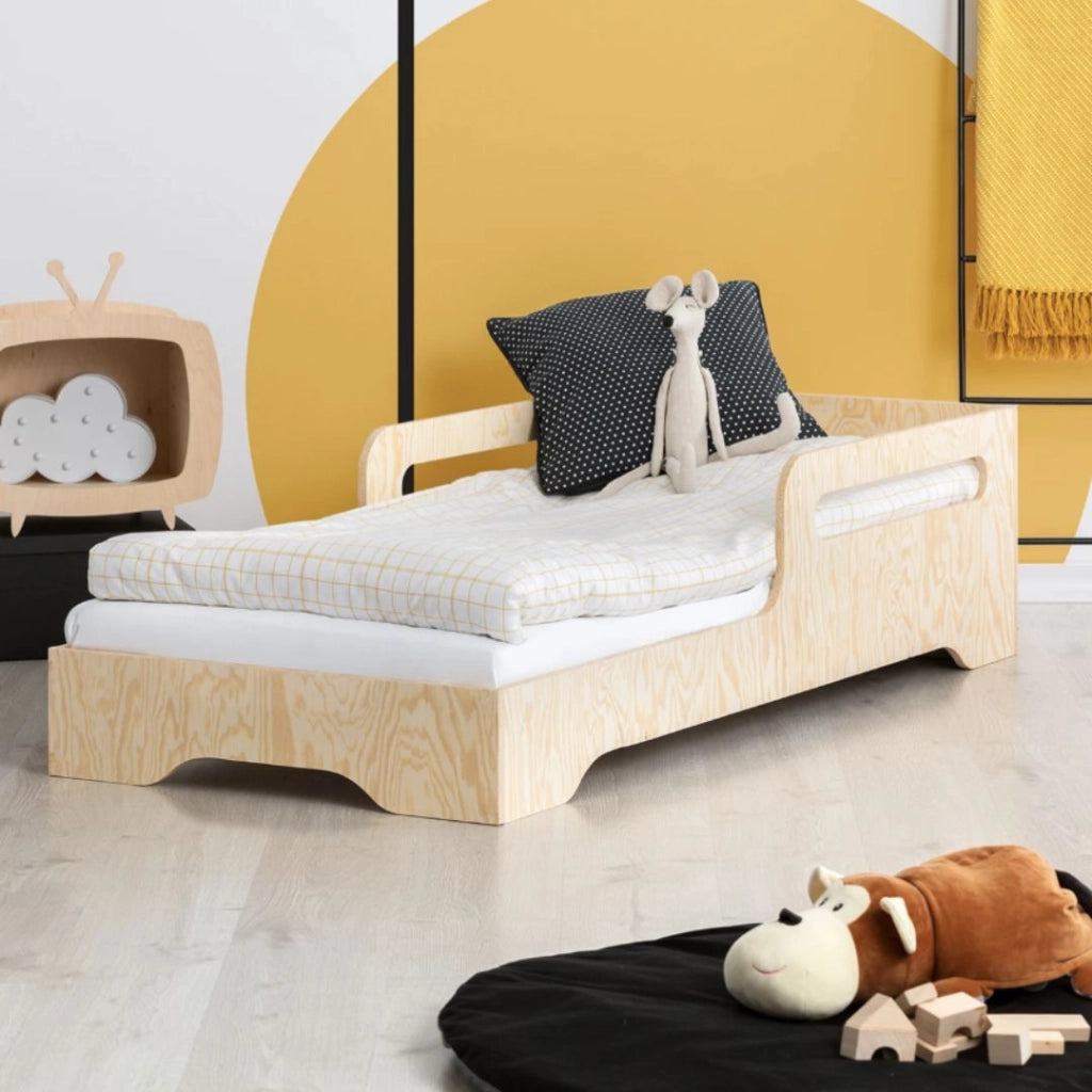 Lettino Montessori PUPPIEI beige 143 x 75 cm