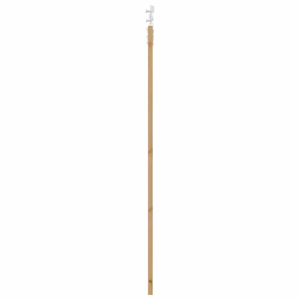 Porta scorrevole Naturale e Bianco 73,5 x 211 cm