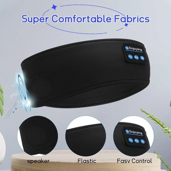 Cintura per capelli Bluetooth per sonno, sport, chiamate e yoga informale.