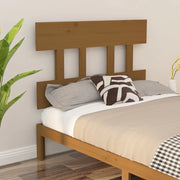 Testiera per Letto ambra 103,5x3x81cm in Legno Massello di Pino 819108
