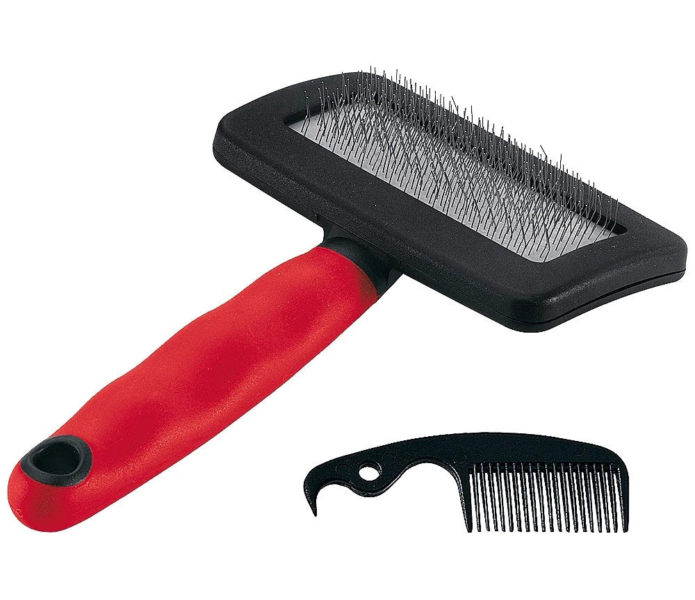 SPAZZOLA CARDATRICE PER CANI E GATTI Tg. S - cm 15x7,3x3,3h