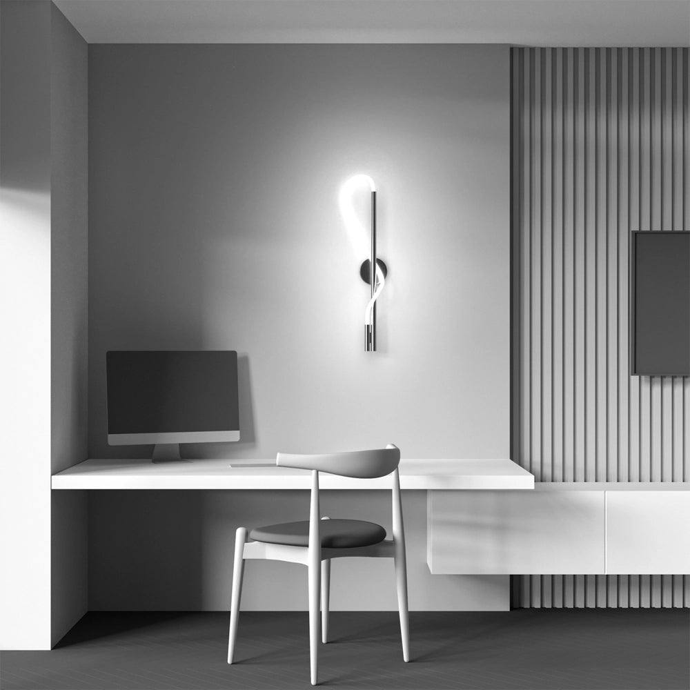 Maytoni Applique moderna Tau 1 luce LED integrato oro alluminio