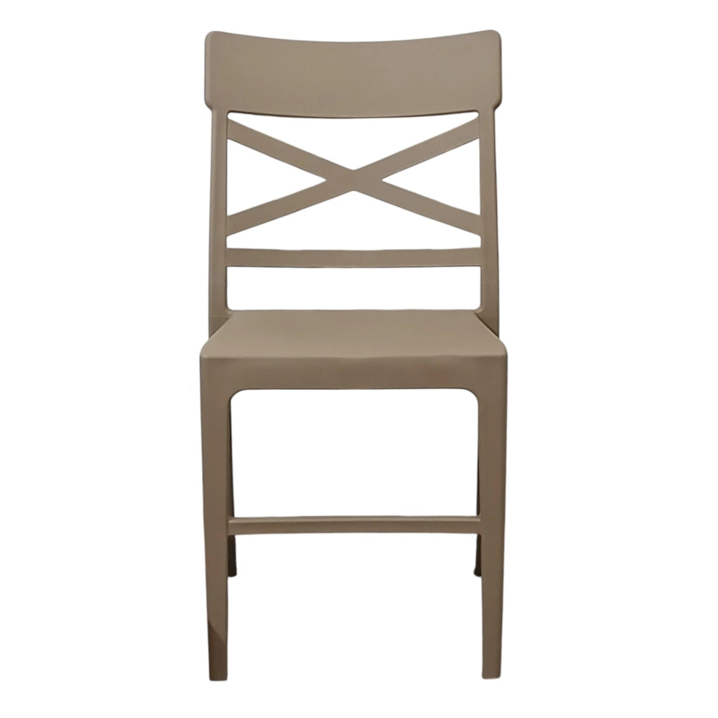 SEDIA CLIZIA 44X51XH84CM BEIGE KHAKI.