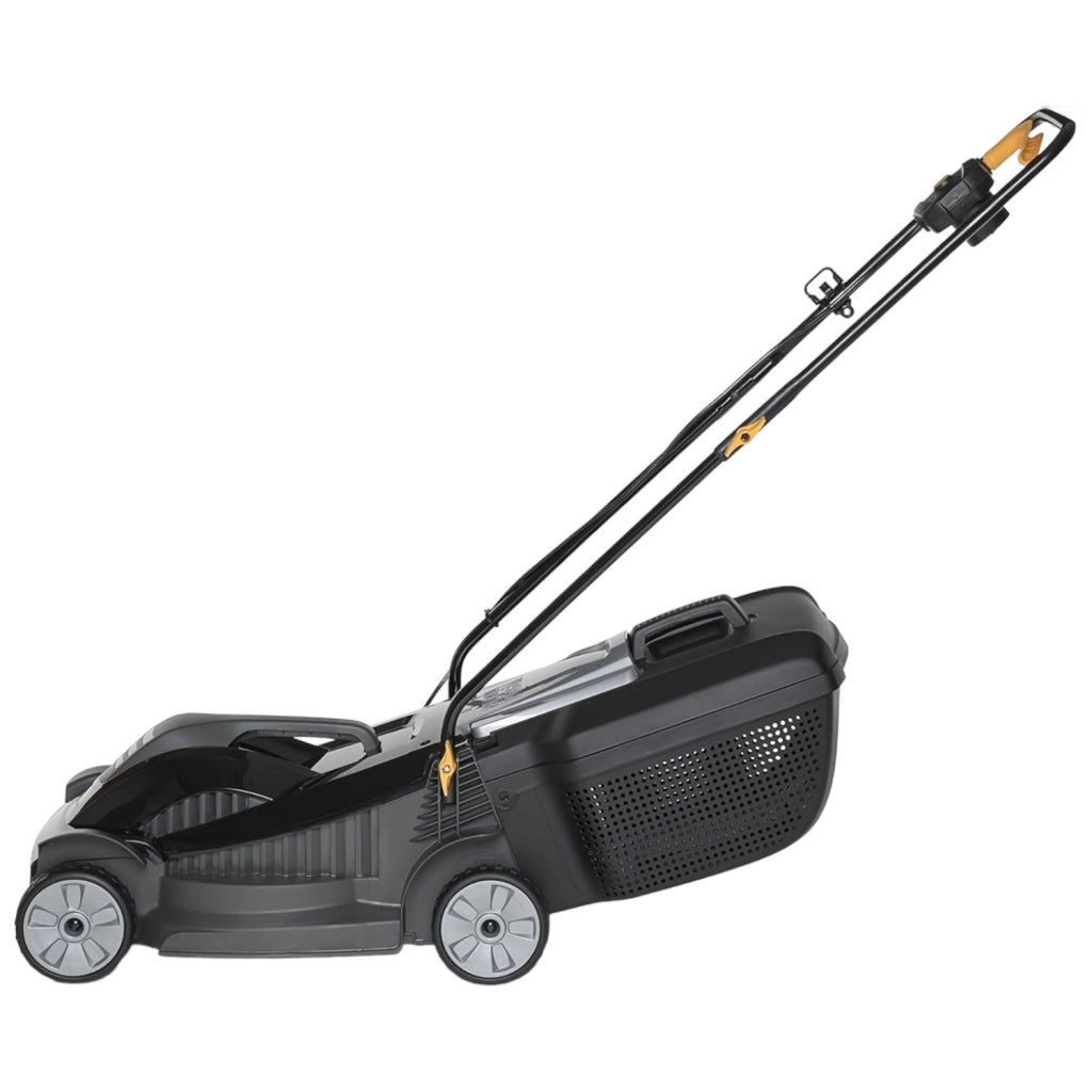 Alpina Rasaerba Elettrico BL 320 E, Larghezza Taglio 32 cm, Motore da 1000 W, fino a 300 m², Altezza di Taglio Regolabi