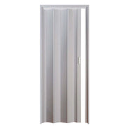 Porta a soffietto da interno in kit in PVC Grigia 82x210 cm mod. Simona
