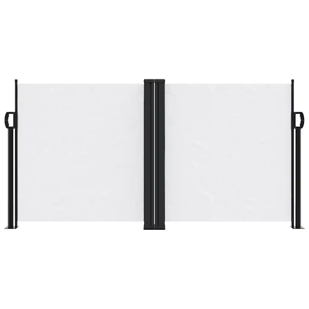 Tenda da Sole Laterale Retrattile Bianco 120x600 cm 4004601