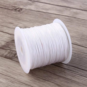 Corda in Nylon 100m x 0,8 mm - Corda in Nylon Durissima - Corda a Rattail - Corda Macramé - Corda per Fonderelli - Corda Flessibile e Resistente