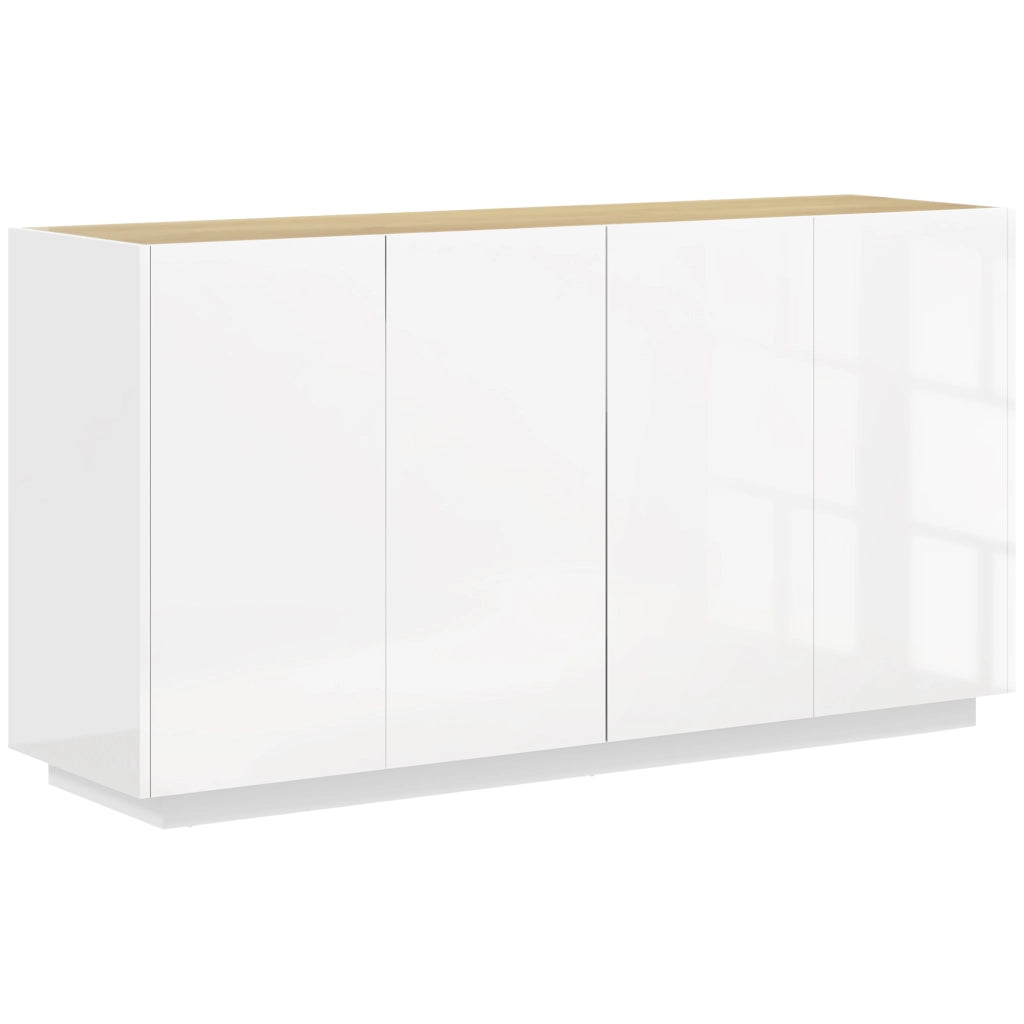 Credenza ¨C zephmum ¨C Bianco Lucido 140x40x75