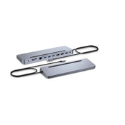 I-tec usb-c metal ergonomic 3x 4k display docking station + power delivery 100 w - C31FLAT2PDPRO