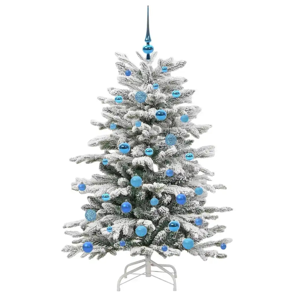 Albero di Natale | Decorazioni natalizie Artificiale con Rami Pieghevoli Bianco 150 cm