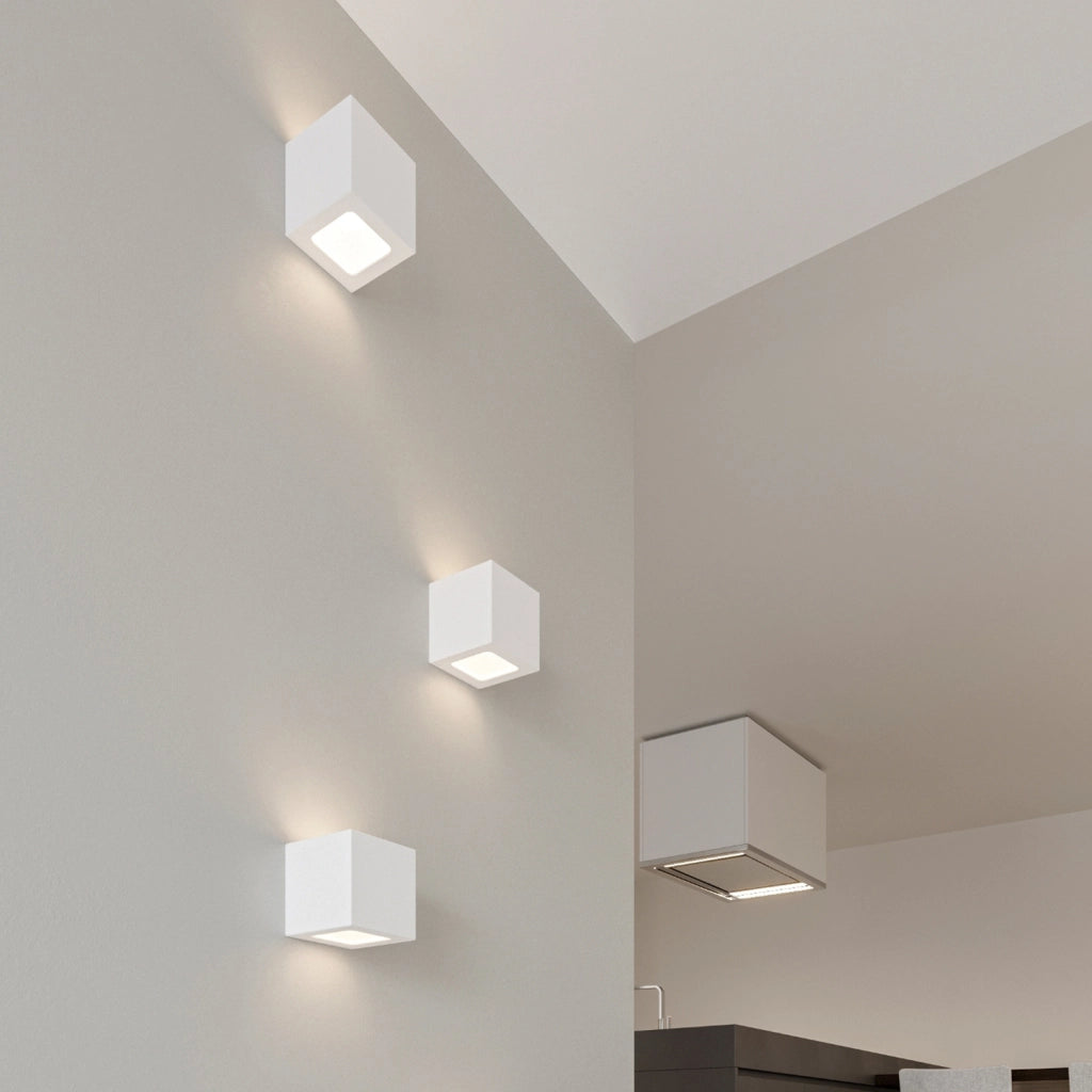 Applique ceramica bianca REGULO Pure Lume E27 15cm IP20