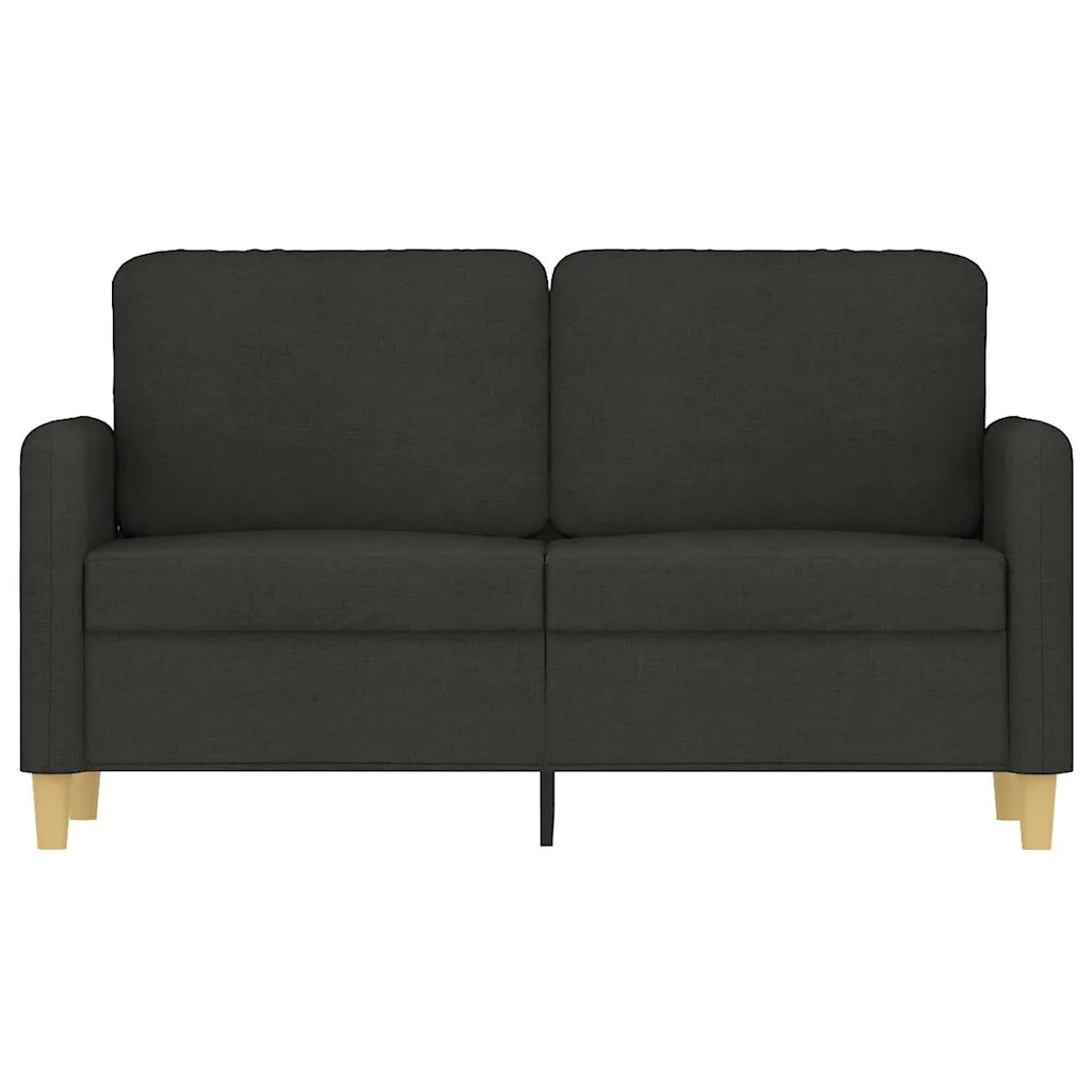 Divano | Divano da soggiorno | Sofa a 2 Posti Nero 120 cm in Tessuto