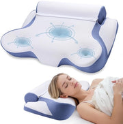 Cuscino ergonomico 2-in-1 - per una qualità del sonno ottimale - 1 pezzo