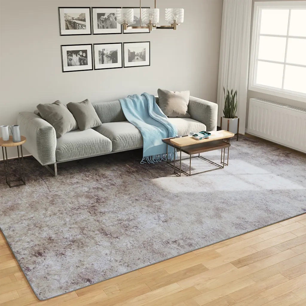 Tappeto del soggiorno | Tappeto Lavabile Grigio 400x300 cm