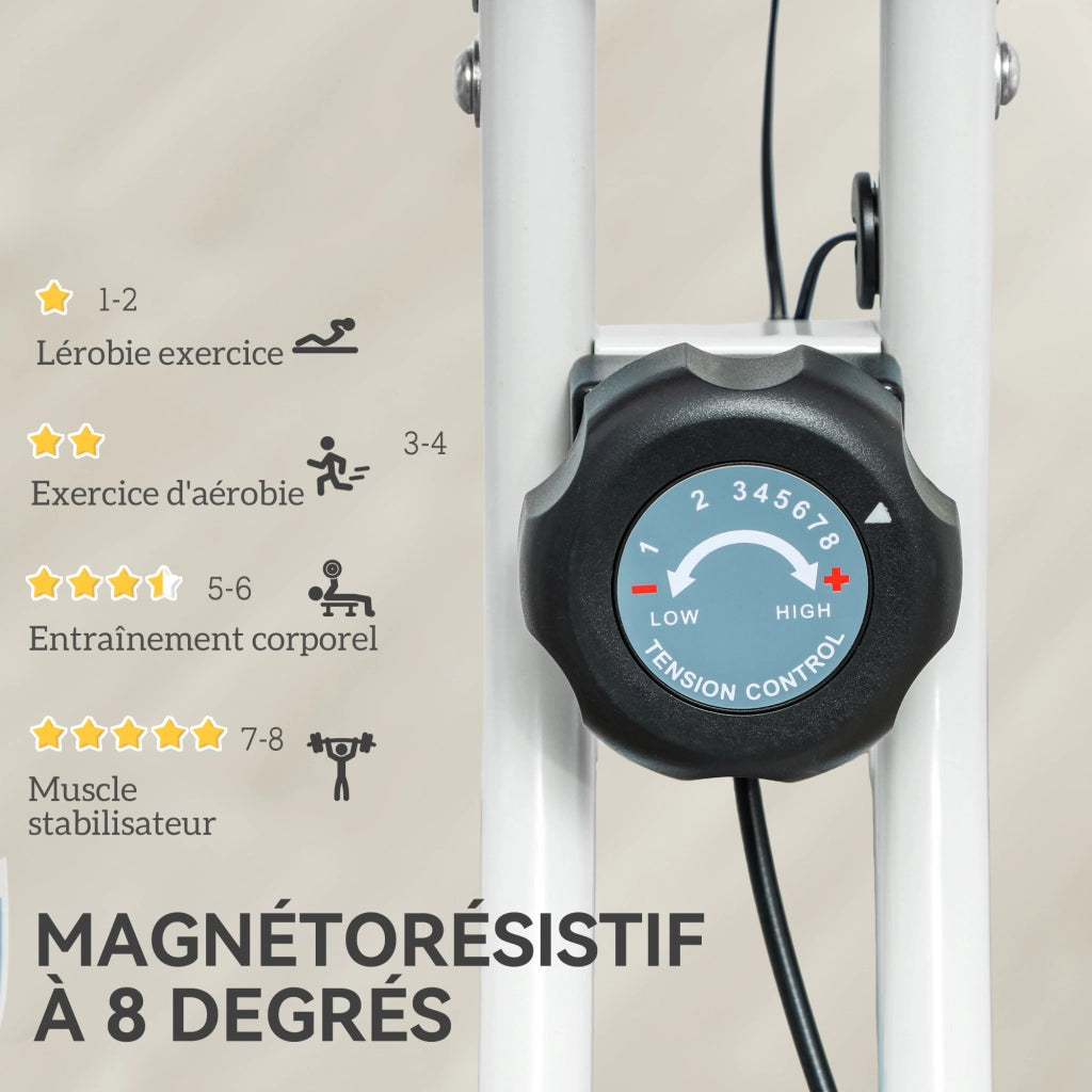 Cicloergometro Pieghevole ¨C zephmum ¨C Rosa, 8 Livelli Resistenza