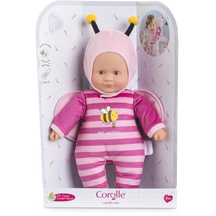 Bambola - COROLLE - Pti' Coeur Abeille - 30 cm - profumo vaniglia - da 9 mesi