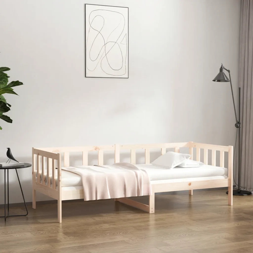Dormeuse senza Materasso-Divano Letto-Struttura Letto 80x200 cm in Legno Massello di Pino 855271