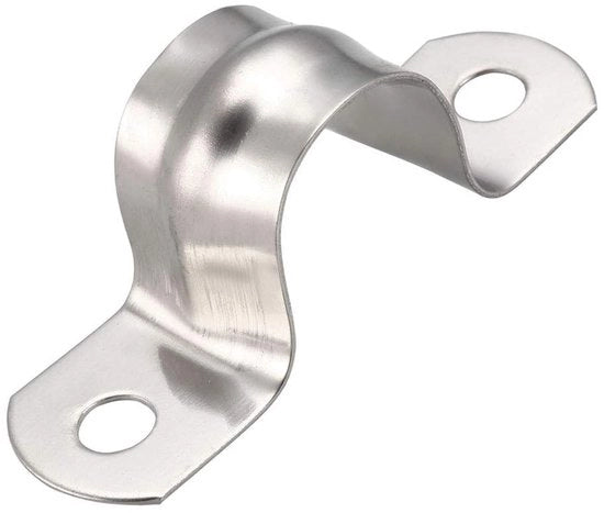 Chiave a U per tubi 20mm in acciaio inossidabile con 2 fori