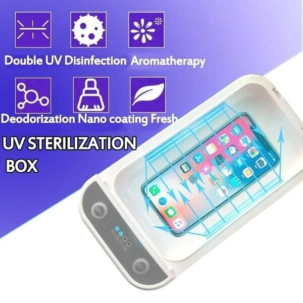 STERILIZZATORE UV A RAGGI ULTRAVIOLETTI OZONO X MASCHERINE GIOIELLI CELLULARI