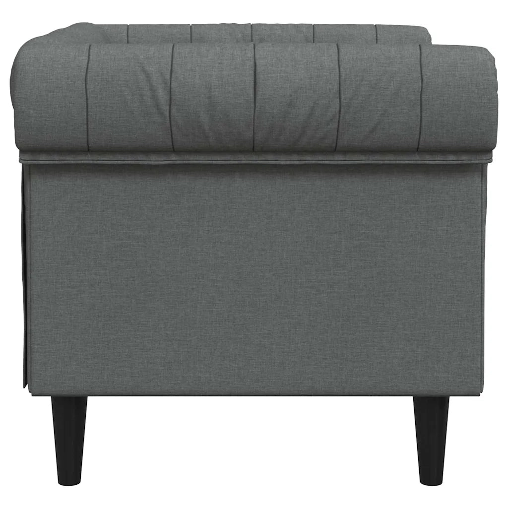 Divano Grigio scuro 78,5 x 74,5 x 74,5 cm Poliestere 42013005