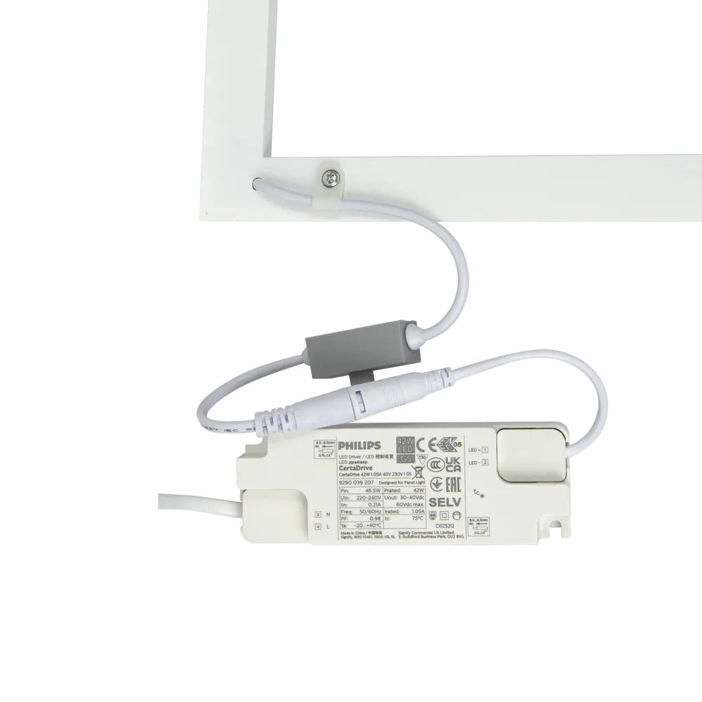 Pannello LED a cornice 60x60 44W IP20 110LM/W driver Philips 3CCT (3000K/4000K/6000K)