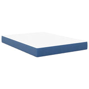Letto matrimoniale | Letto per adulti | Materasso da Letto con materasso Blu 140 x 200 cm Tessuto