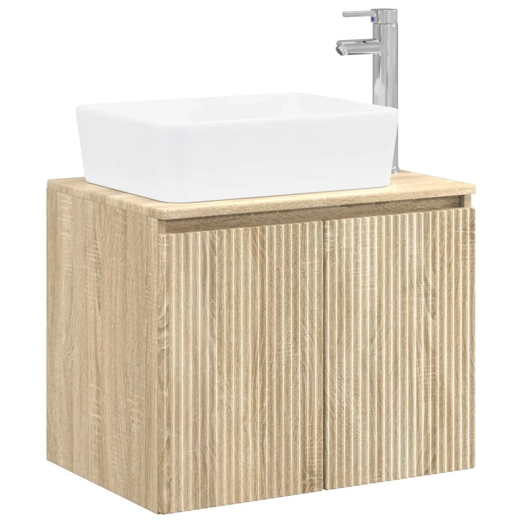 Set di mobili per il bagno Rovere Sonoma Legno ingegnerizzato 3404332