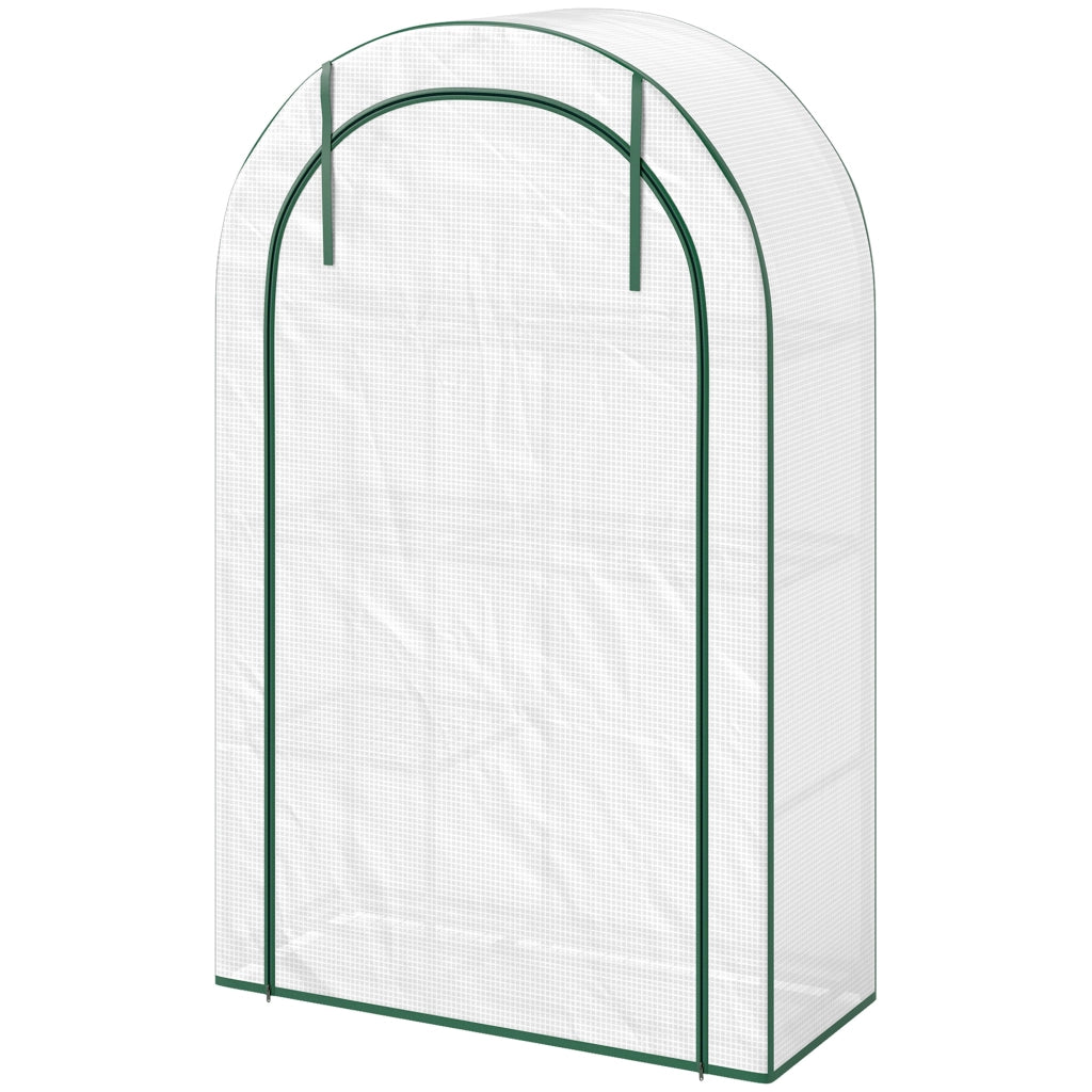 Serra da Giardino 4 Ripiani ¨C zephmum ¨C 100x45x160 cm Bianco