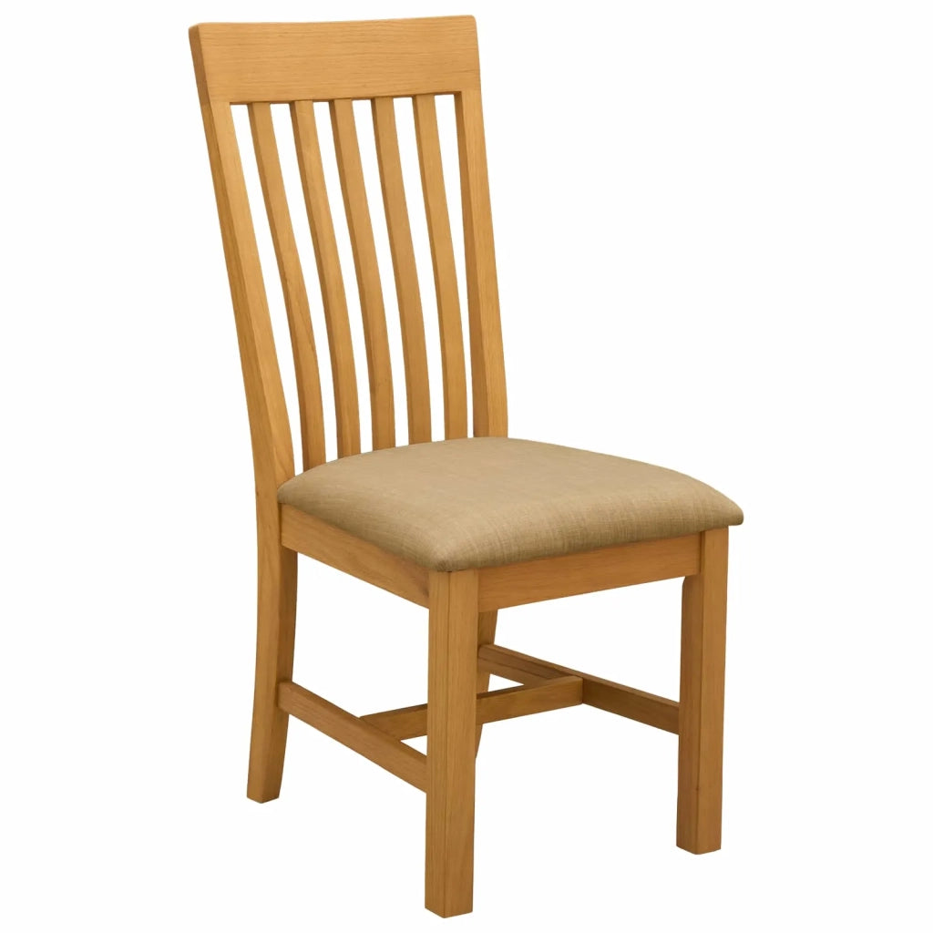 Set da pranzo 7 pz Beige Legno di Quercia Massello 3430393