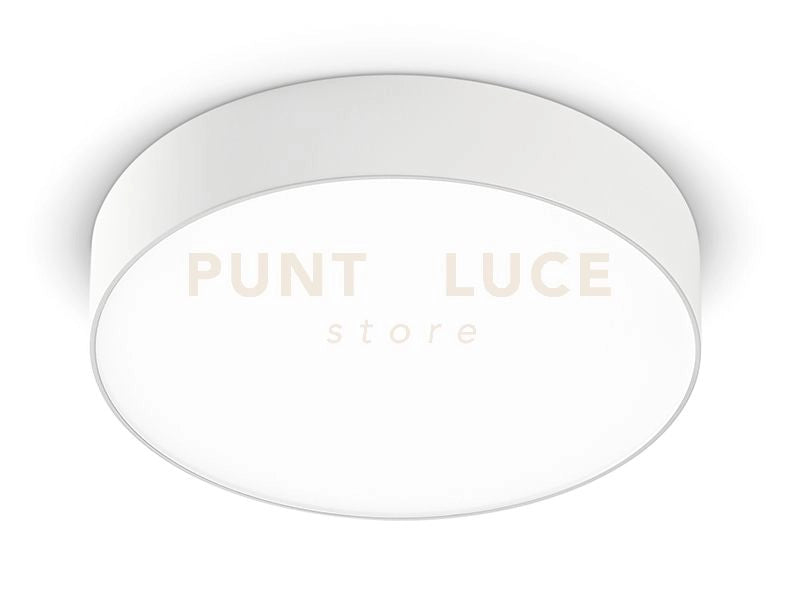 GPL261N- PLAFONIERA IN ALLUMINIO BIANCO A LED 4000K 1620LM 20W D.21CM