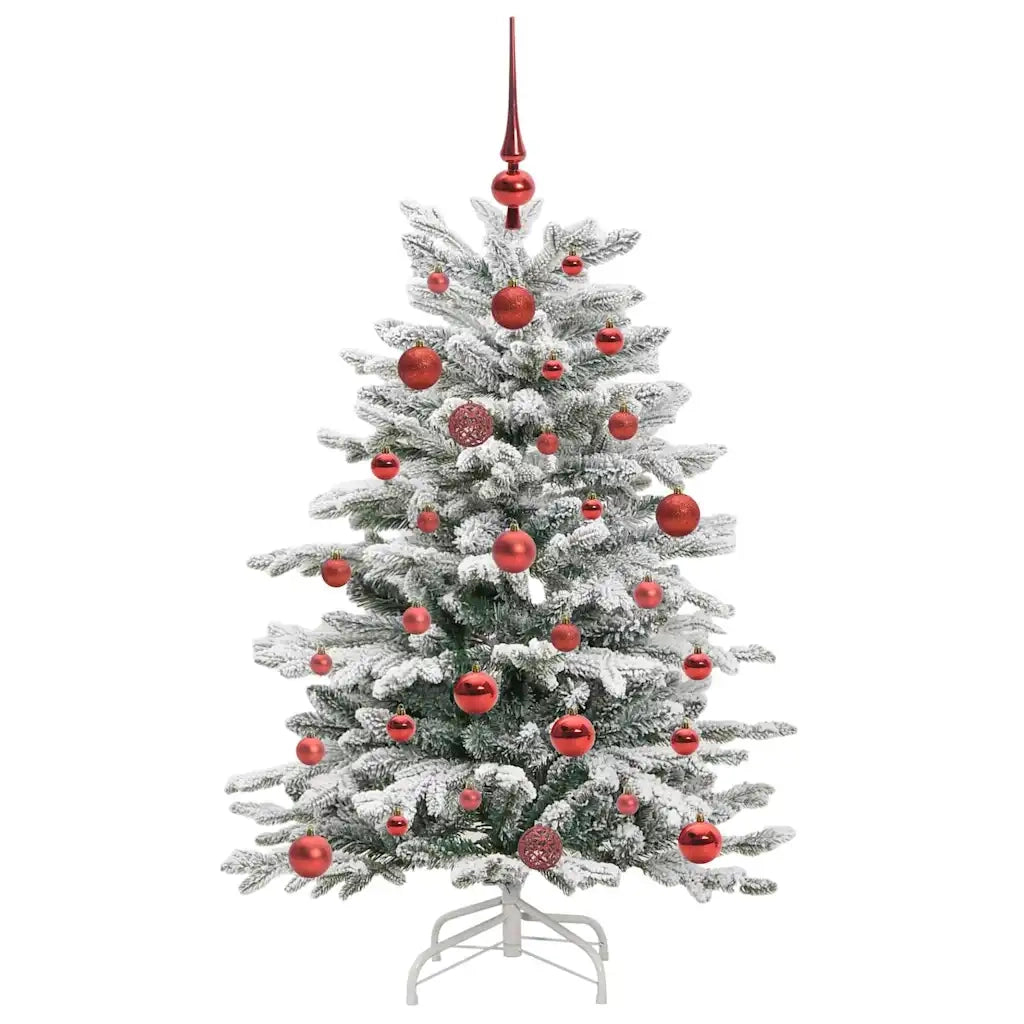 Albero di Natale Artificiale con Rami Pieghevoli Bianco 120 cm 3395622