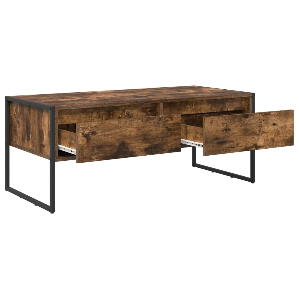 Tavolino da salotto Quercia Fumosa 100 x 46 x 40 cm