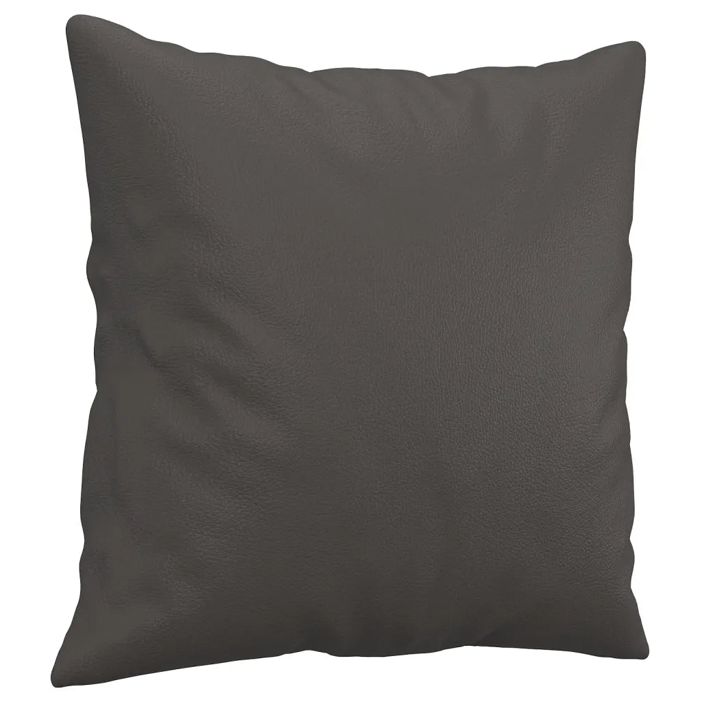 Cuscini Decorativi 2 pz Grigio 40x40 cm in Similpelle CFW7898850