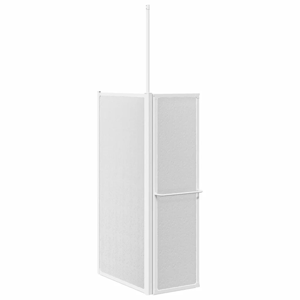 Schermo Box Doccia a L 70 x 120 x 137 cm 4 Pannelli Pieghevole  cod mxl 53187