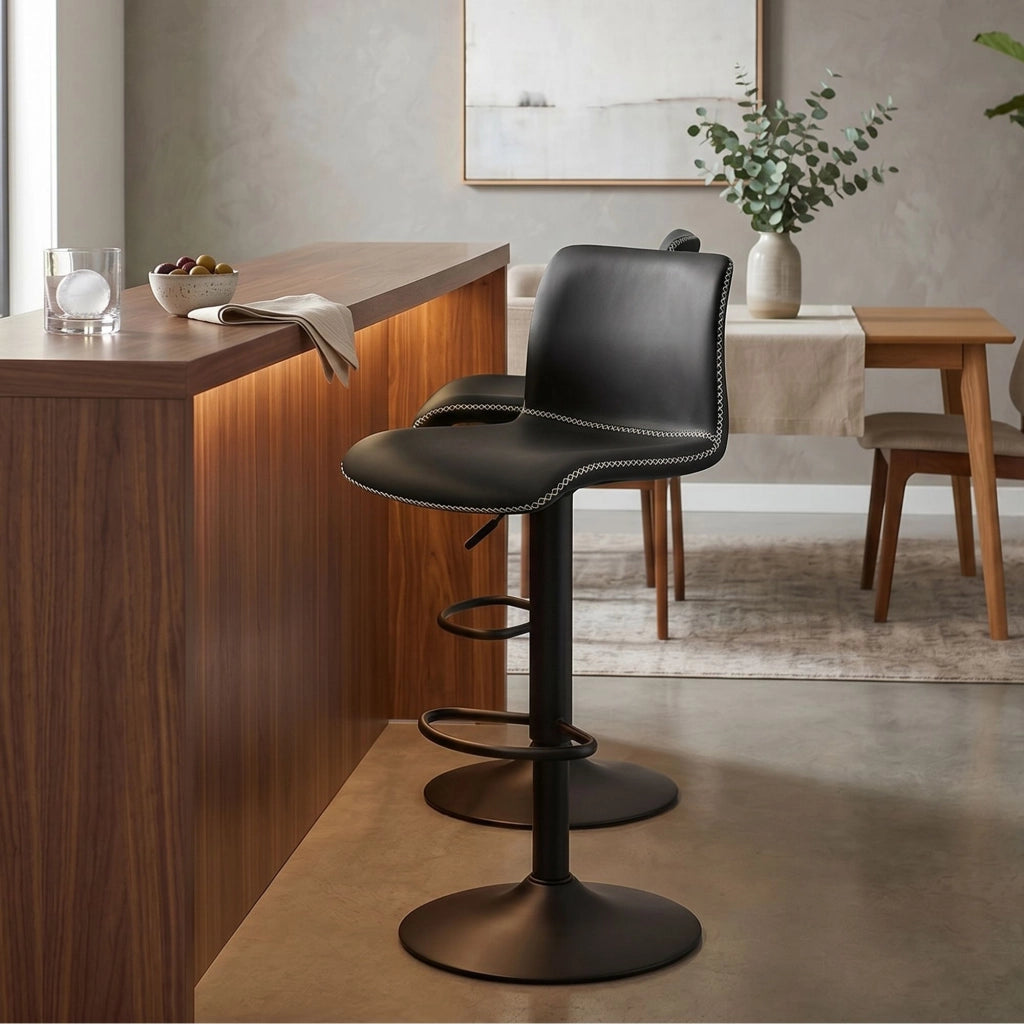 2er Set Barhocker Henchy Kunstleder