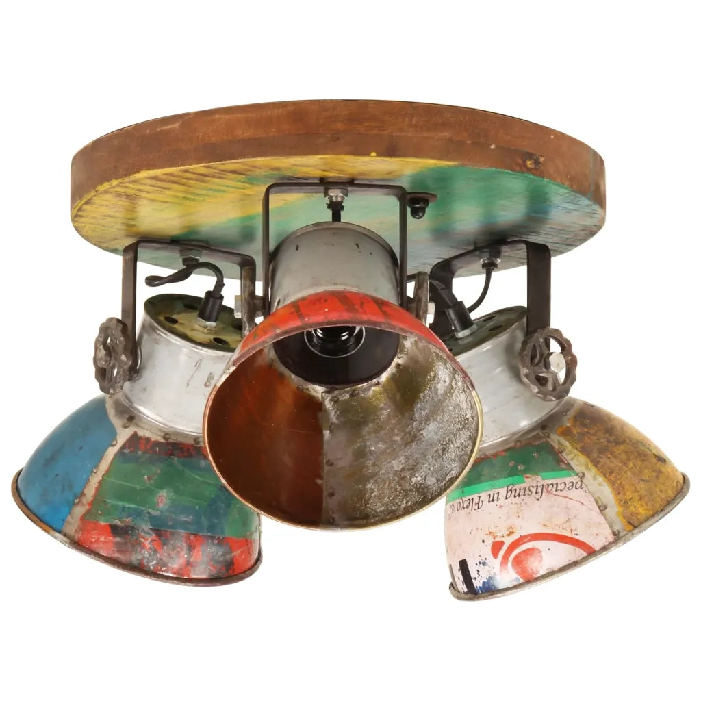 Lampada da Soffitto Industriale 25 W Multicolore 45x25 cm E27 344392