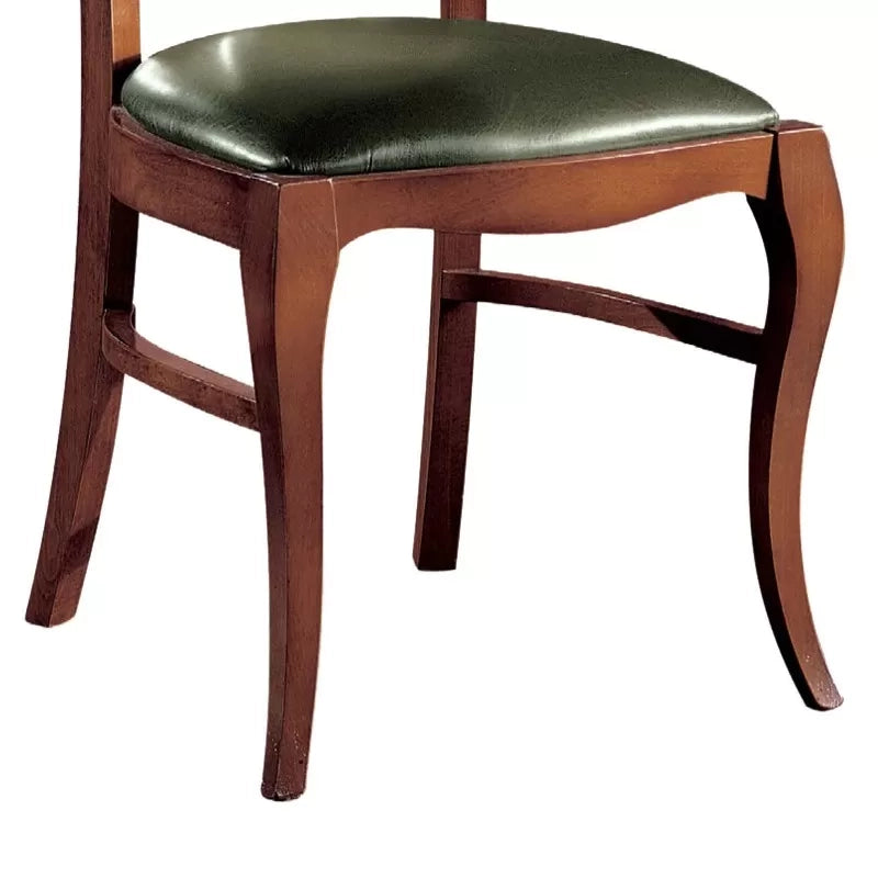 Sedia classica imbottita paglia di vienna legno bassano 50x57x94 - Mobili 2G