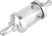 Filtro Carburante Universale - Transparente - Filtro Carburante Universale Inline - Lavabile - Filtro Gas - Accessori Motociclistici - Ricambi Motociclistici