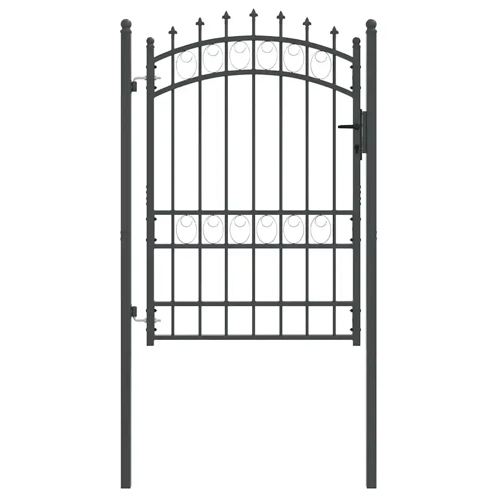 Cancello della recinzione con punte EMMEN 170 x 100 cm