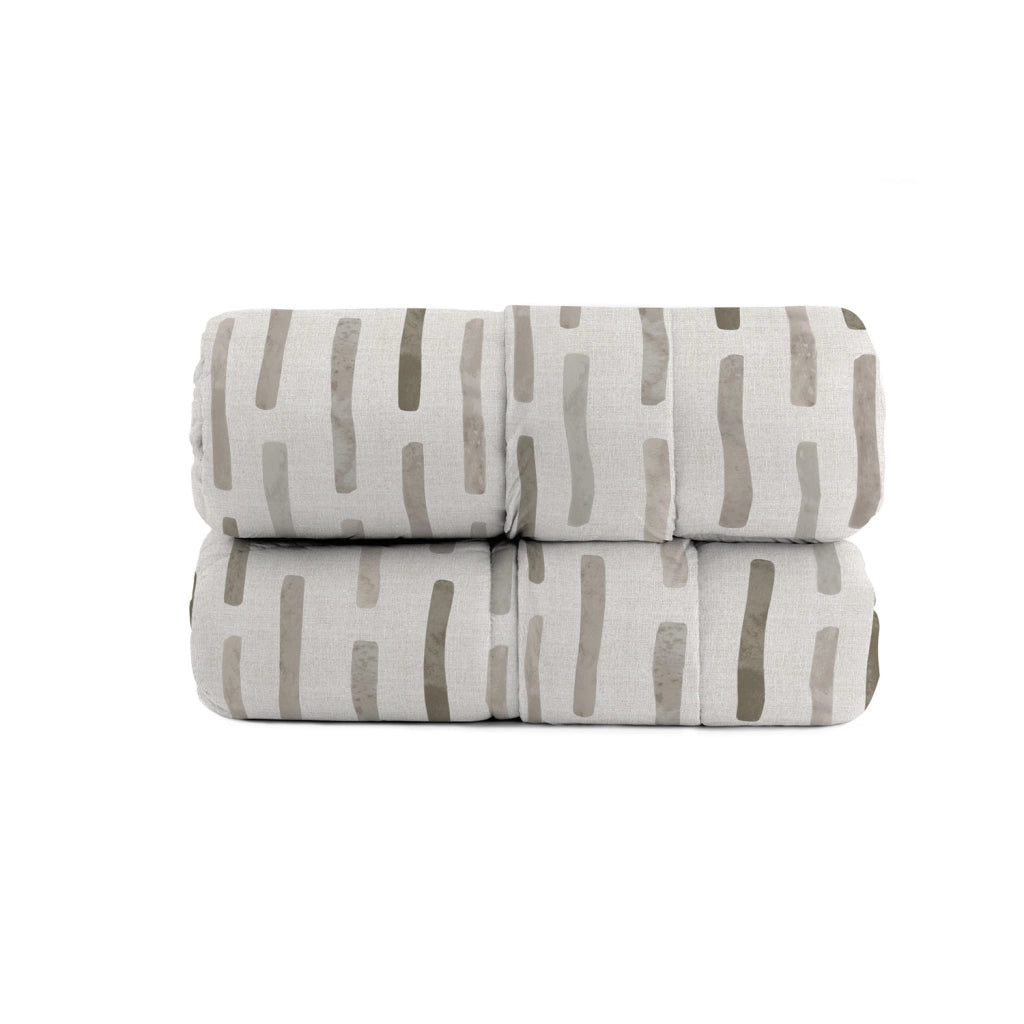 Trapunta Invernale Karma Singolo 170x260 cm in Poliestere Fun Tortora