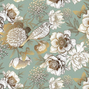 Decorativo Placca con Motivo di Fiori, Autoadesiva per Mobili e Pareti