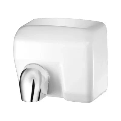 Asciugamani elettrico con sensore 2400W in acciaio bianco lucido