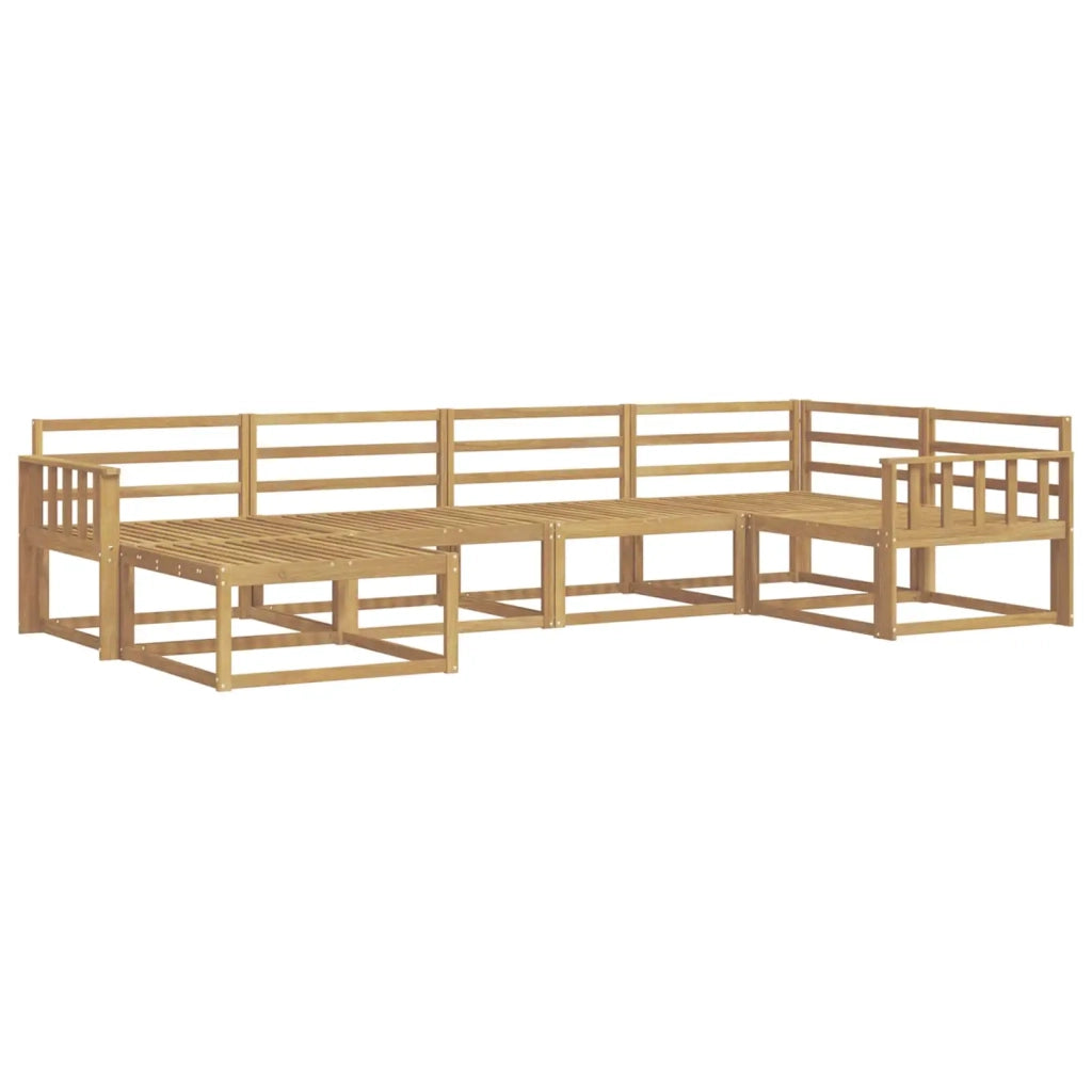 Set di divani da esterno 6 pcs Bianco 327 x 168,5 x 73 cm 3386683