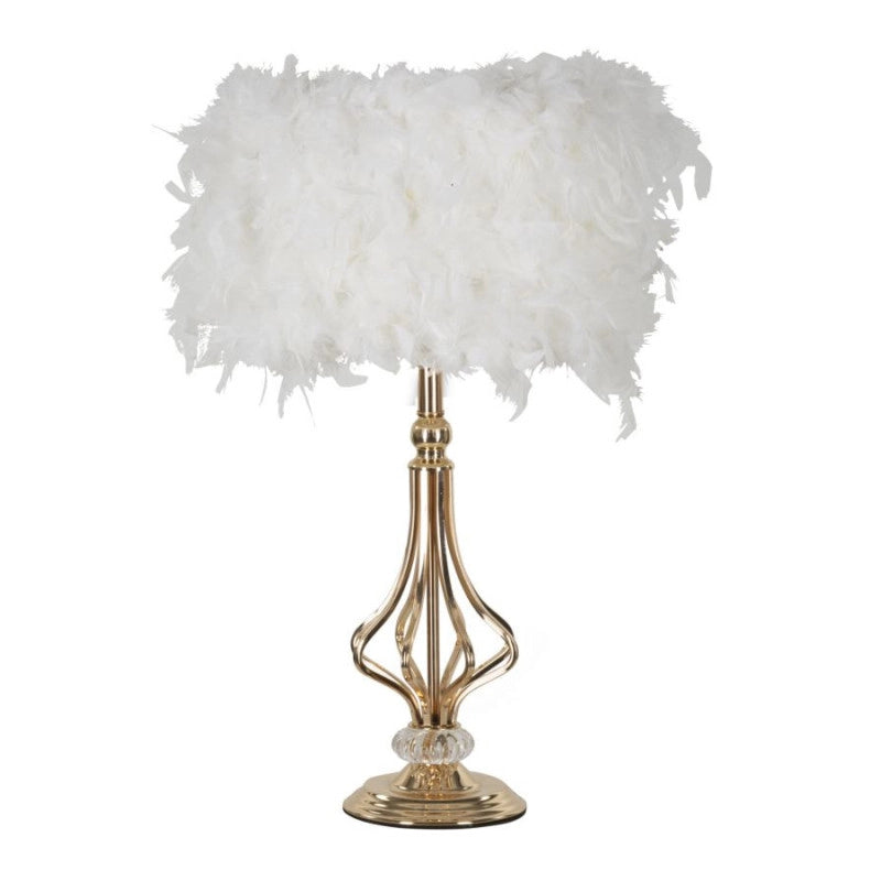 Lampadelle A Da Tavolo Tarty Bianca cm ø 25x54