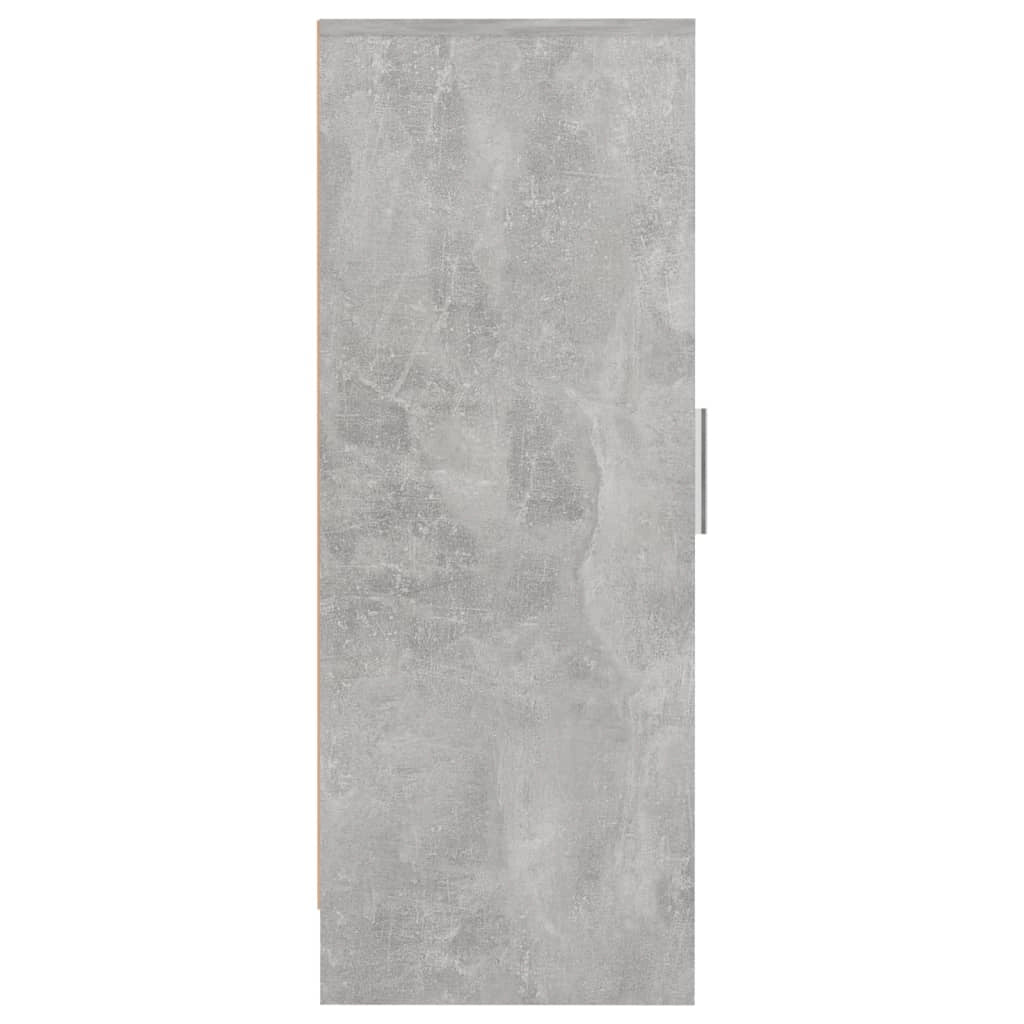 Scarpiera mobile contenitore per scarpe mobile per ingresso/corridoio/soggiorno 32 x 35 x 92 cm legno ingegnerizzato grigio 02_0021811